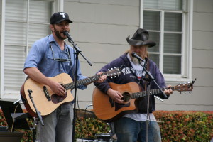 The first act was Red Reynolds (right) and Rob Mezger